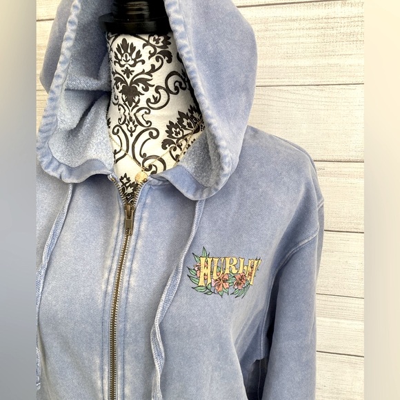 HURLEY | NWT Women’s Fleece Zip-Up Hoodie Sweater - Picture 2 of 8